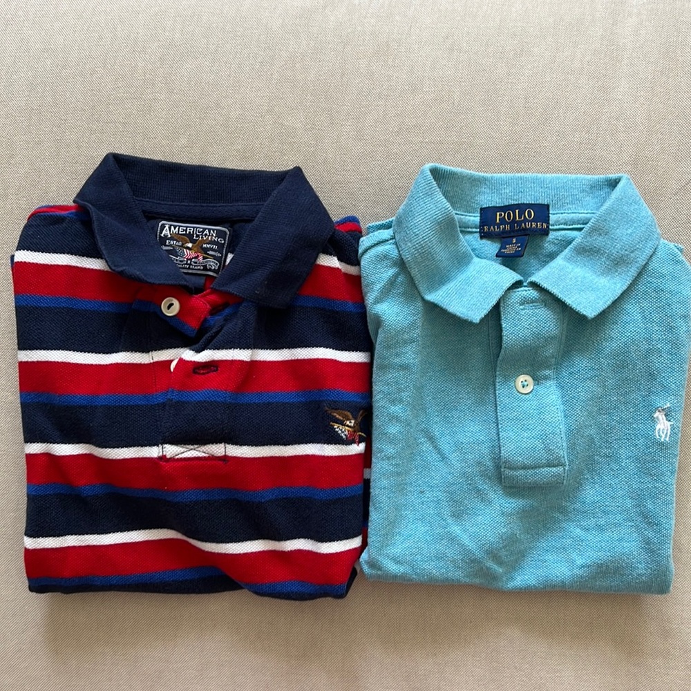 Boys sizes 5 and 6 polos